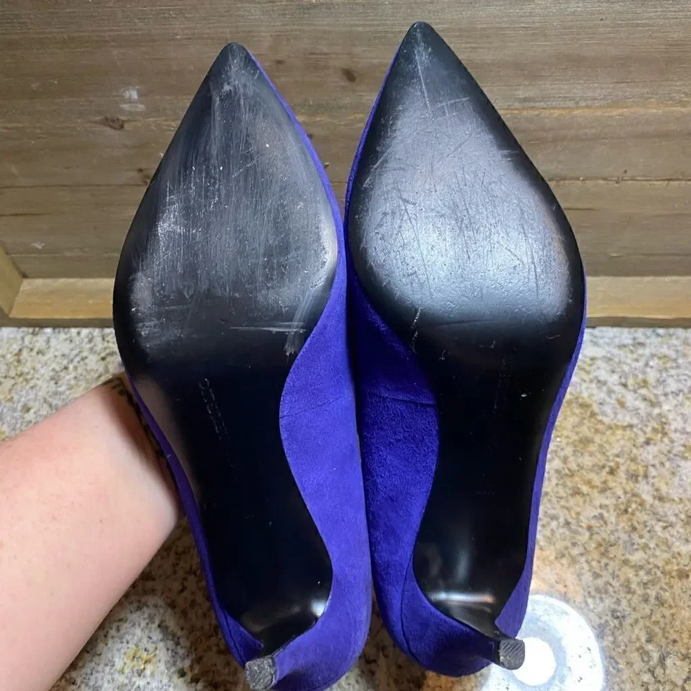✅Banana Republic Purple pumps high heels